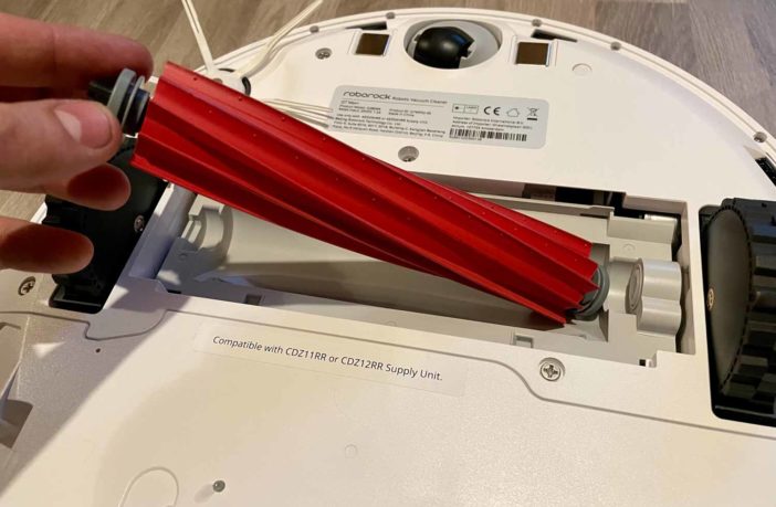 Die Gummibürste des Roborock Q7 Max+