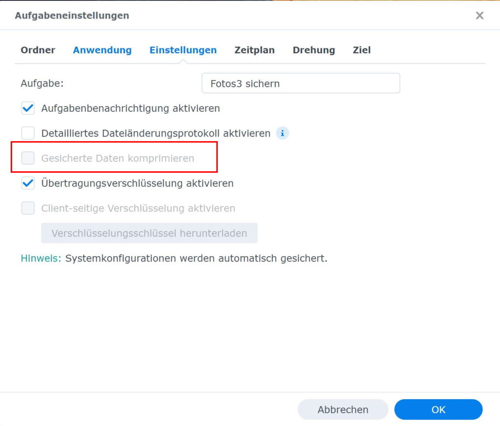 Synology Hyper Backup