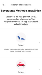Tile App Suchen und schützen Bild 2