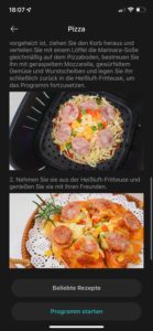 Das Kochen wird bebildert erklärt