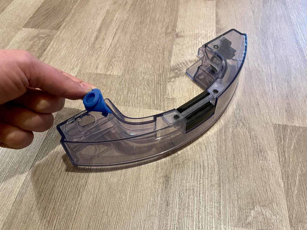 Hier wird das Wasser eingefüllt