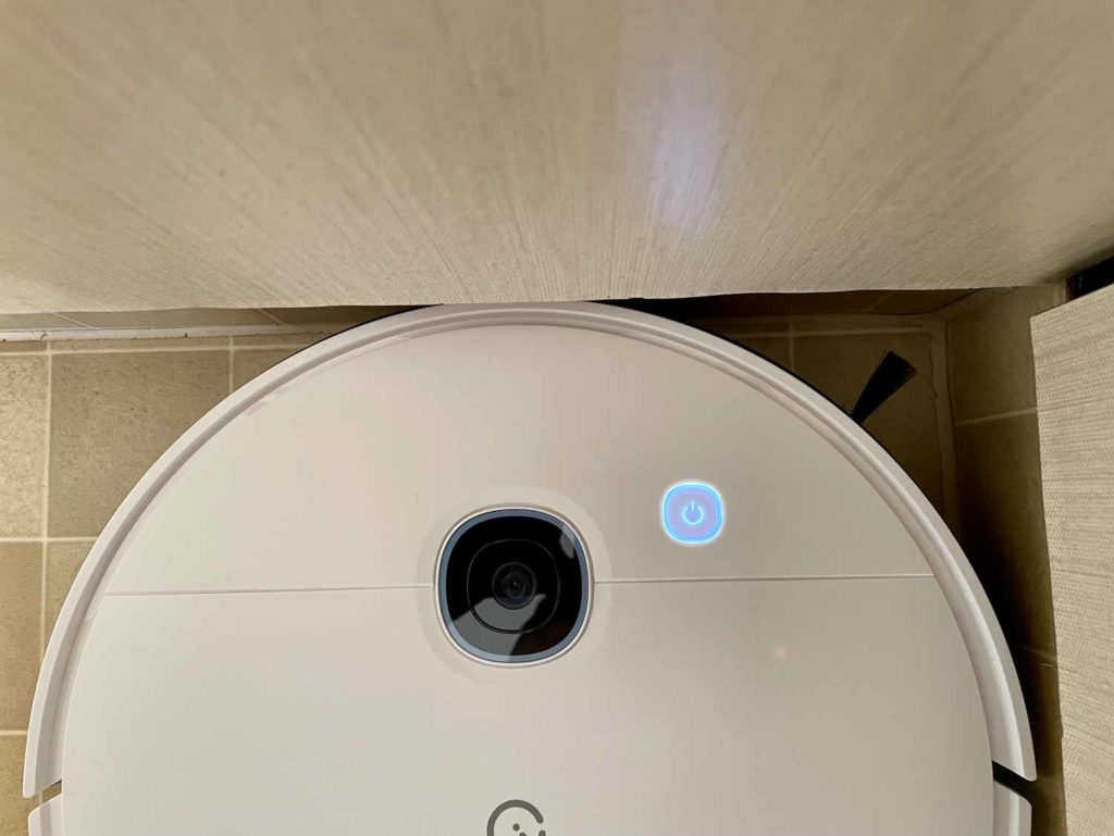 Für ein rundes Gerät kommt er tief in die Ecken