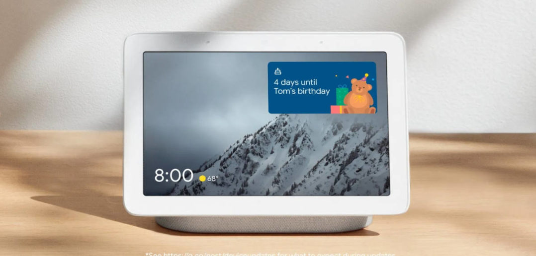 Google Nest Hub: Der Geburtstags-Countdown