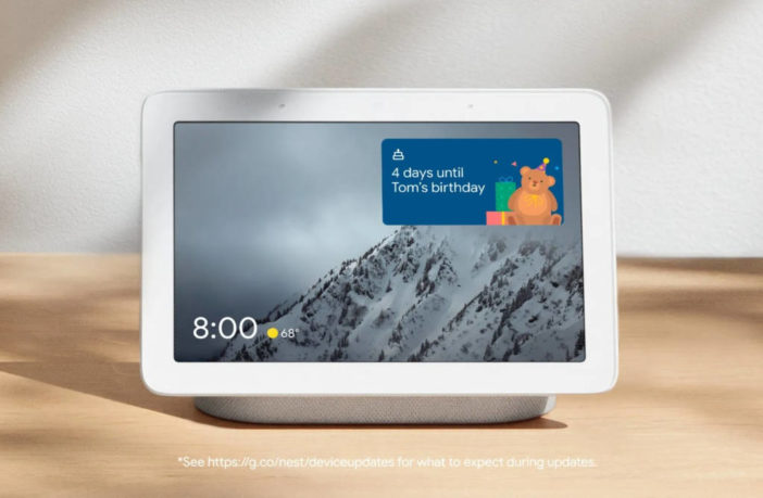 Google Nest Hub: Der Geburtstags-Countdown