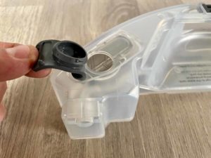 Hier wird das Wasser eingefüllt