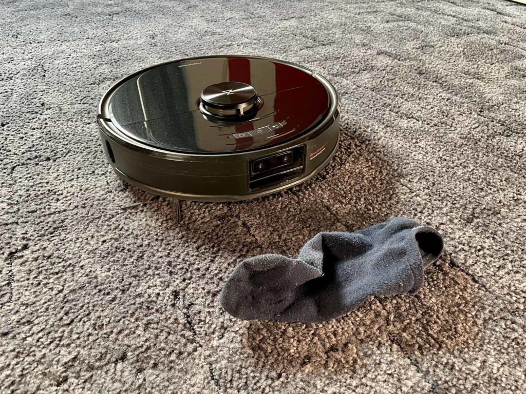 Die Kamera erkennt Hindernisse und kategorisiert sie