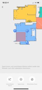 Das errichten von Sperrzonen