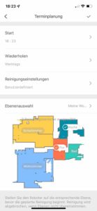 Das Erstellen einer zeitgesteuerten Reinigung