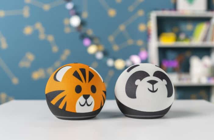 Echo Dot Kids Edition, Tiger and Panda