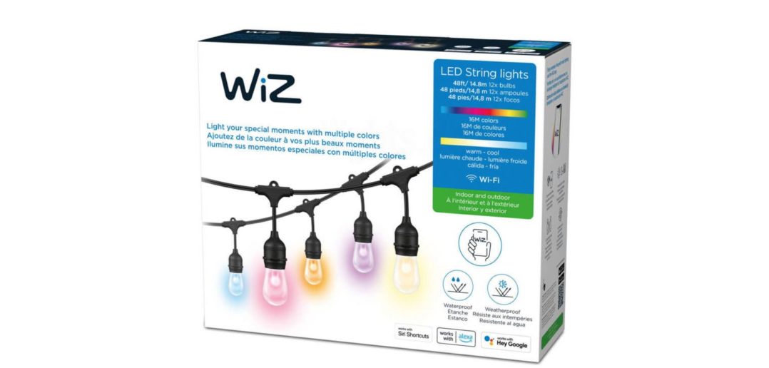 WiZ Outdoor LED String Lights Smarte Lichterkette