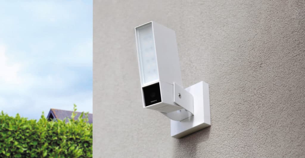 Netatmo Außenkamera mit Sirene in Weiß