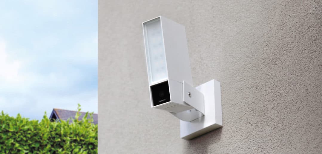 Netatmo Außenkamera mit Sirene in Weiß