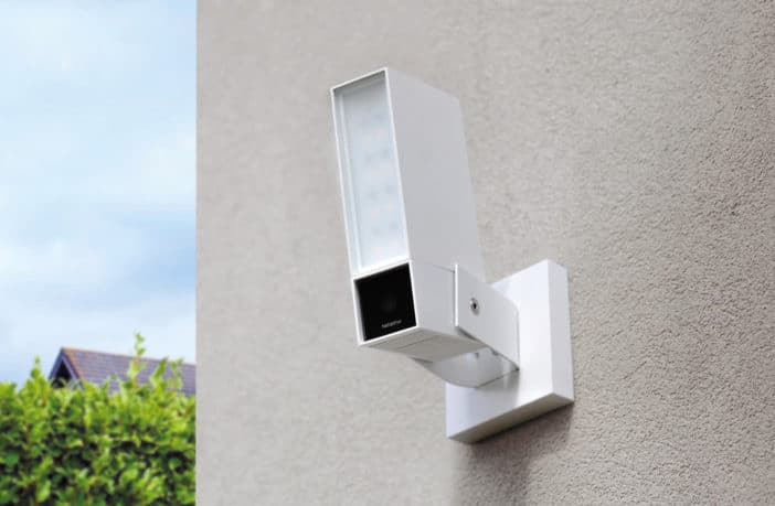 Netatmo Außenkamera mit Sirene in Weiß