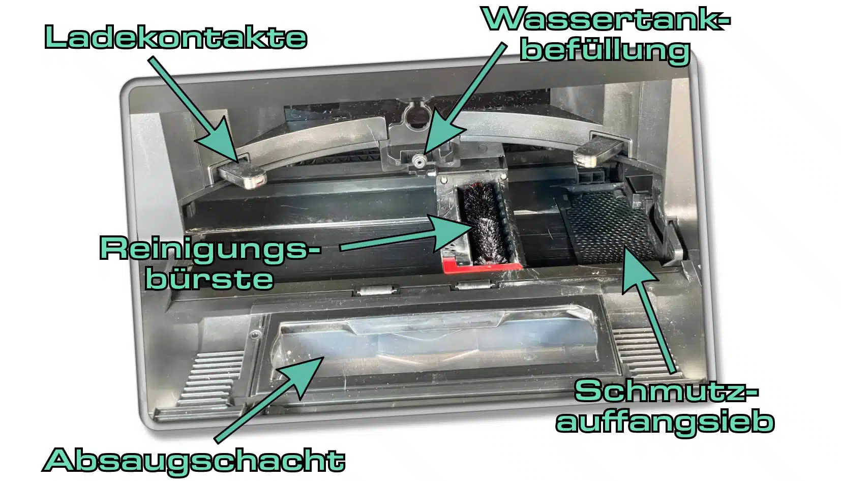 Die Garage des Roborock S7 MaxV Ultra versteckt zahlreiche nützliche Funktionen.