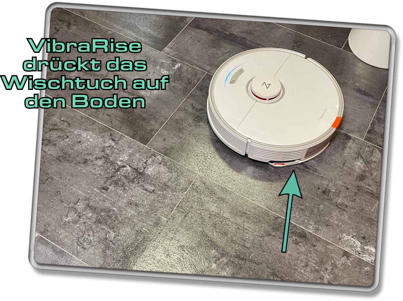 Die neue Wischfunktion des Roborock S7 hat sich signifikant verbessert. 