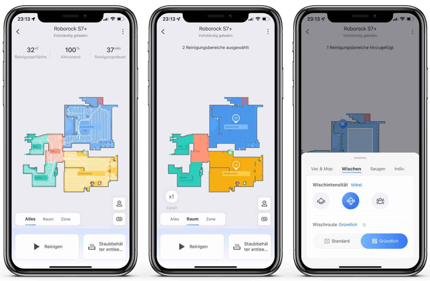 Roborock S7 - App - Karte
