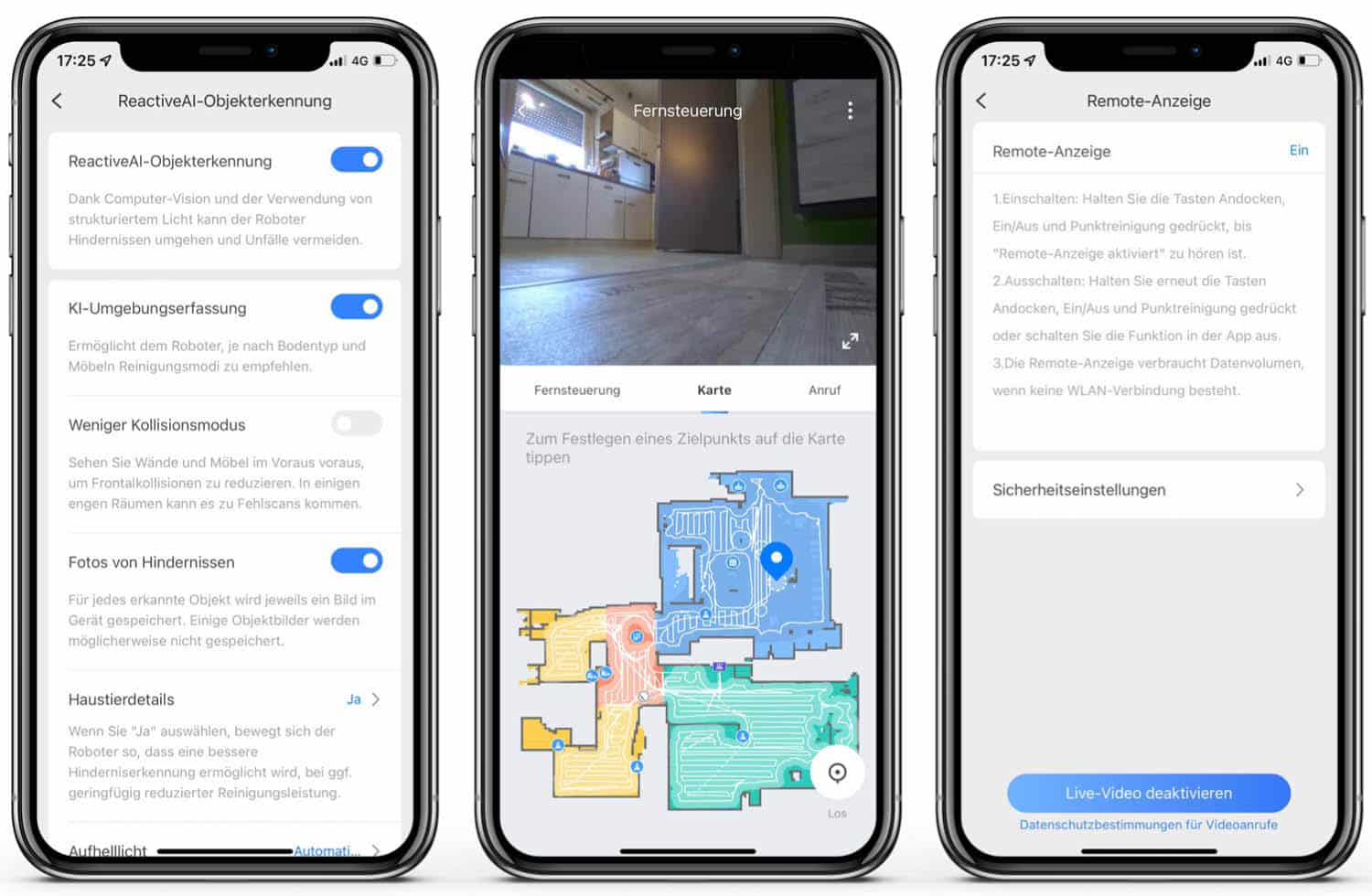 Roborock S7 MaxV Ultra - App - Die Obstacle Avoidance