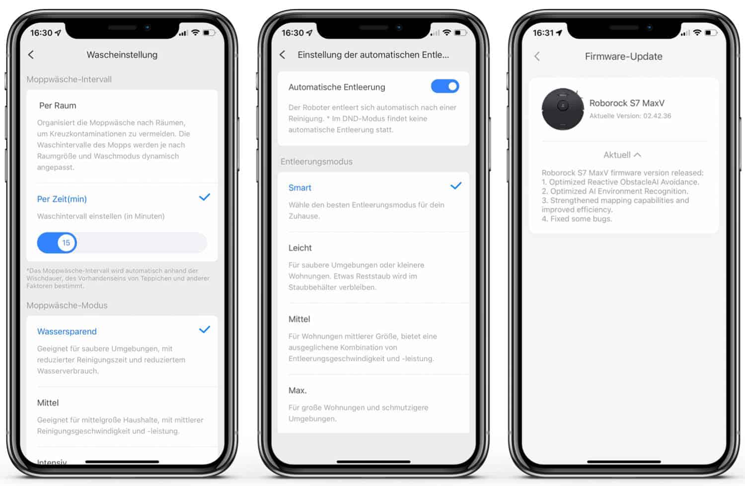 Roborock S7 MaxV Ultra - App - Die Multifunktionsreinigungsstation