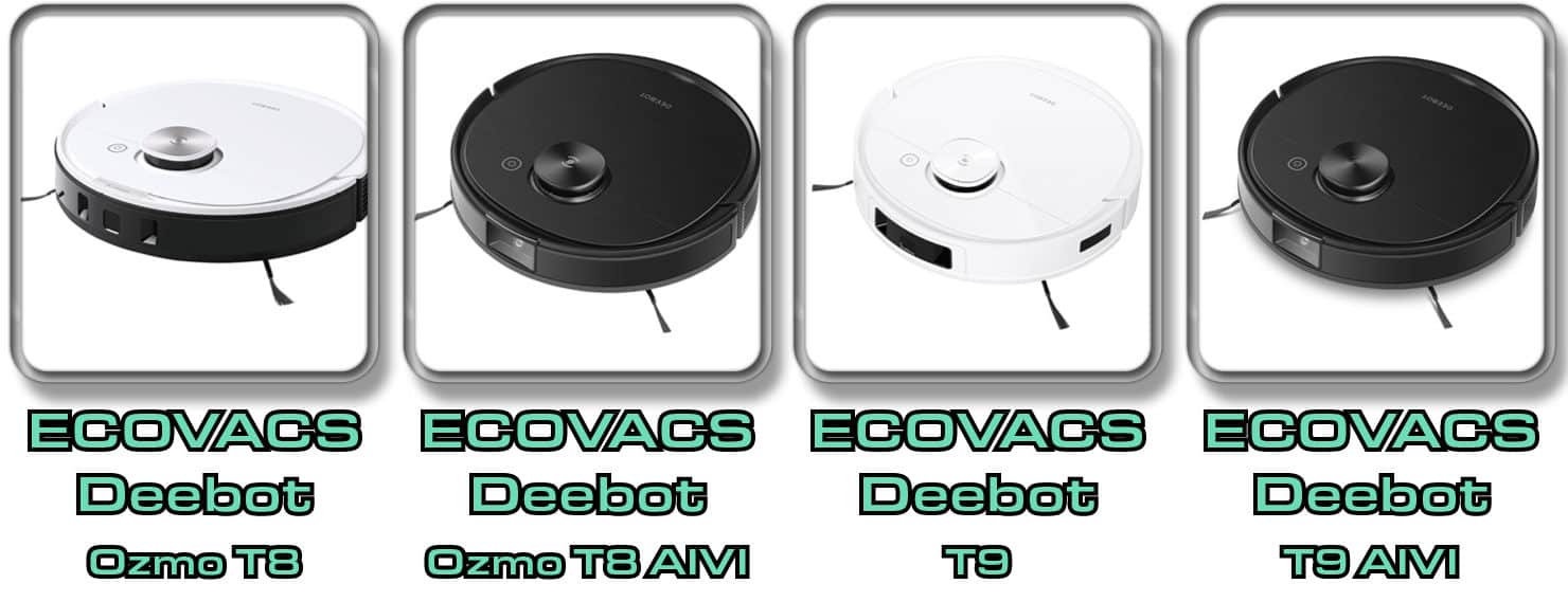 Die reinen Saugroboter der T8 und T9 Serie