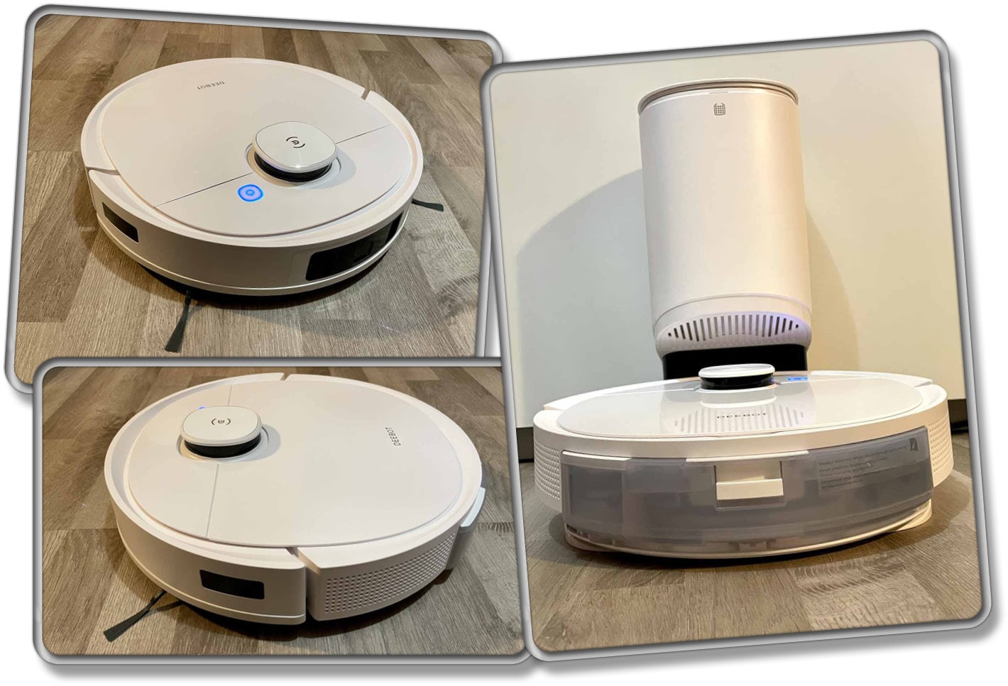 So sieht der ECOVACS DEEBOT T9+ mit seiner Absaugstation aus 