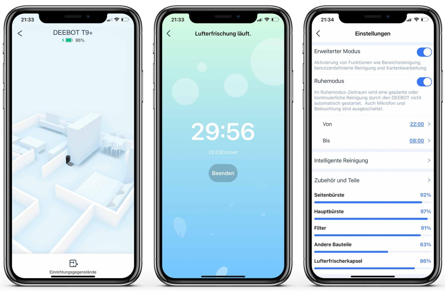 ECOVACS DEEBOT T9 - App - Grundeinstellungen