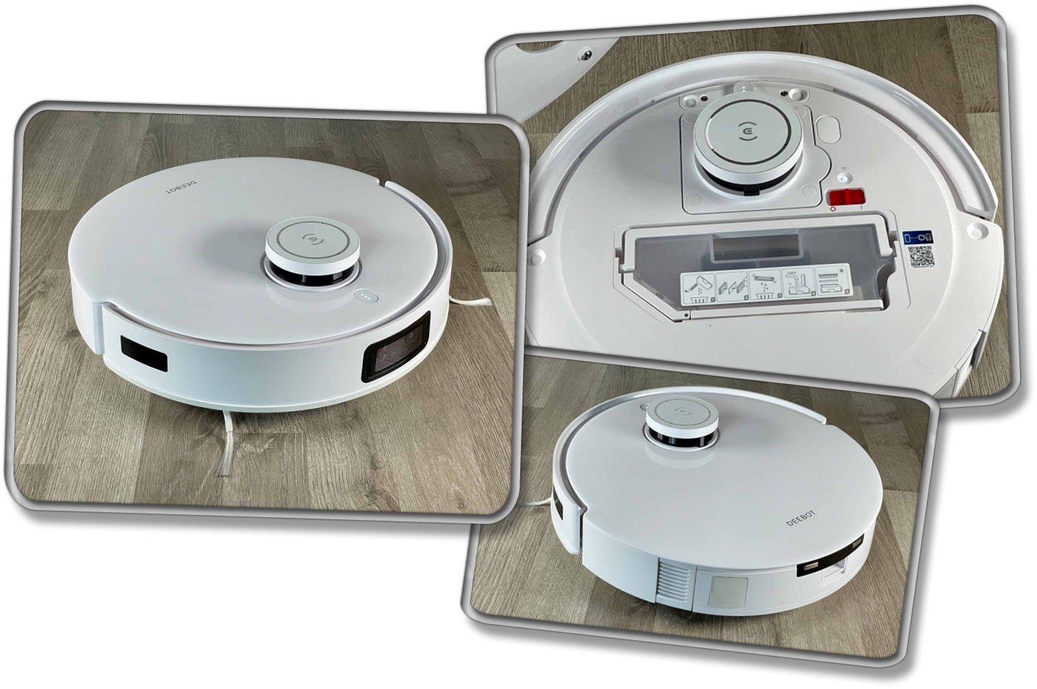 Der Roboter ist gut verarbeitet und sieht sehr schön aus mit seinem weißen Anstrich.