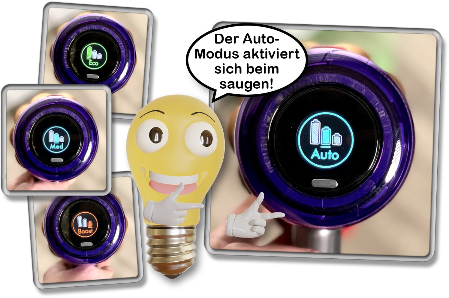 Das Display bietet zahlreiche Anzeigen.