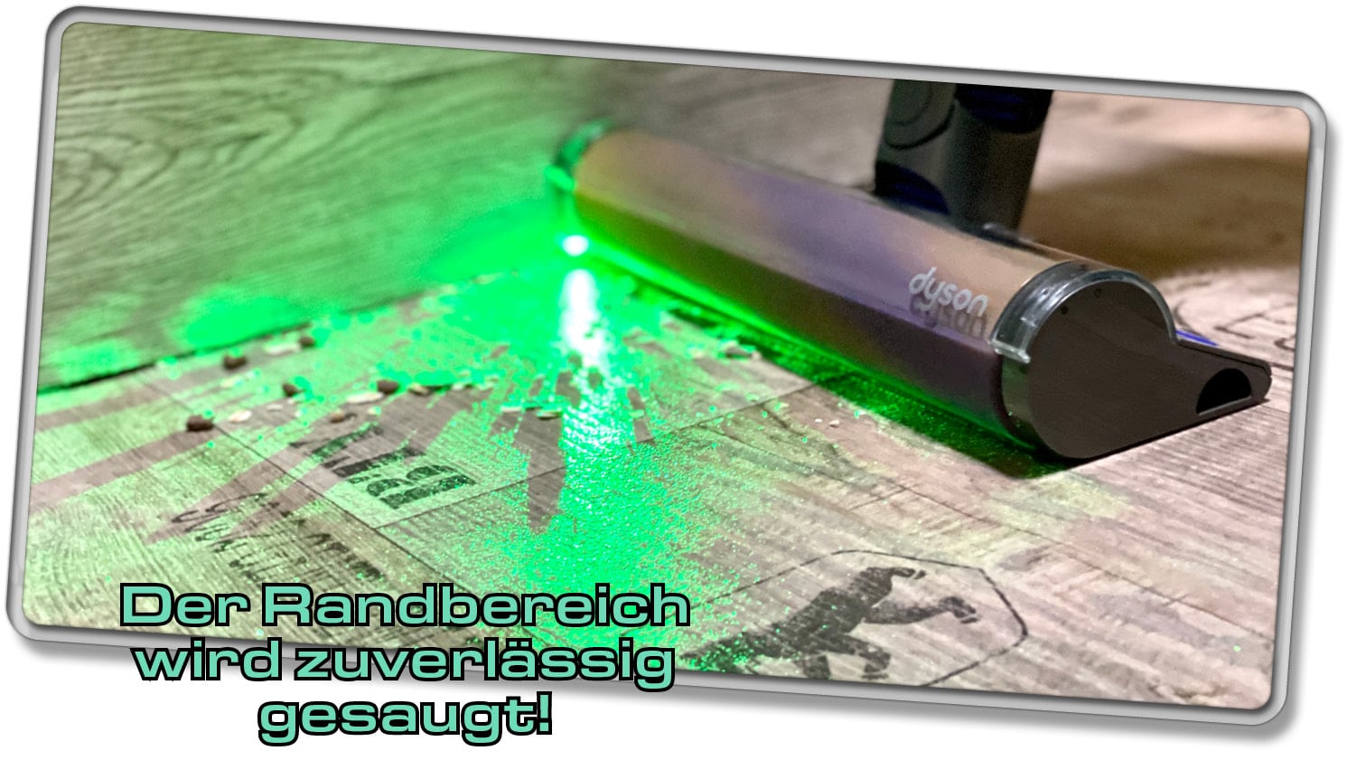 Auch am Rand liefert der Dyson V12 Detect Slim Absolute+ starke Ergebnisse