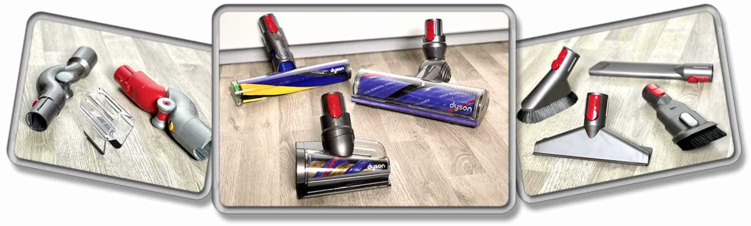 Der Lieferumfang des Dyson V12 Detect Slim Absolute+ ist gigantisch groß