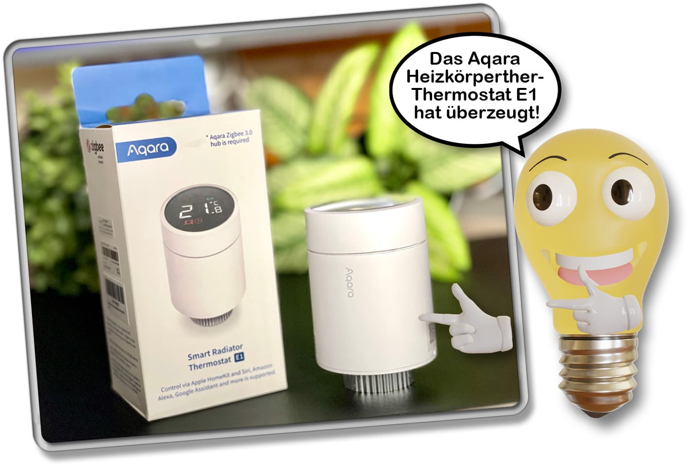Das Aqara Heizkörperthermostat E1 hat sich im Test bewährt für seinen Preis