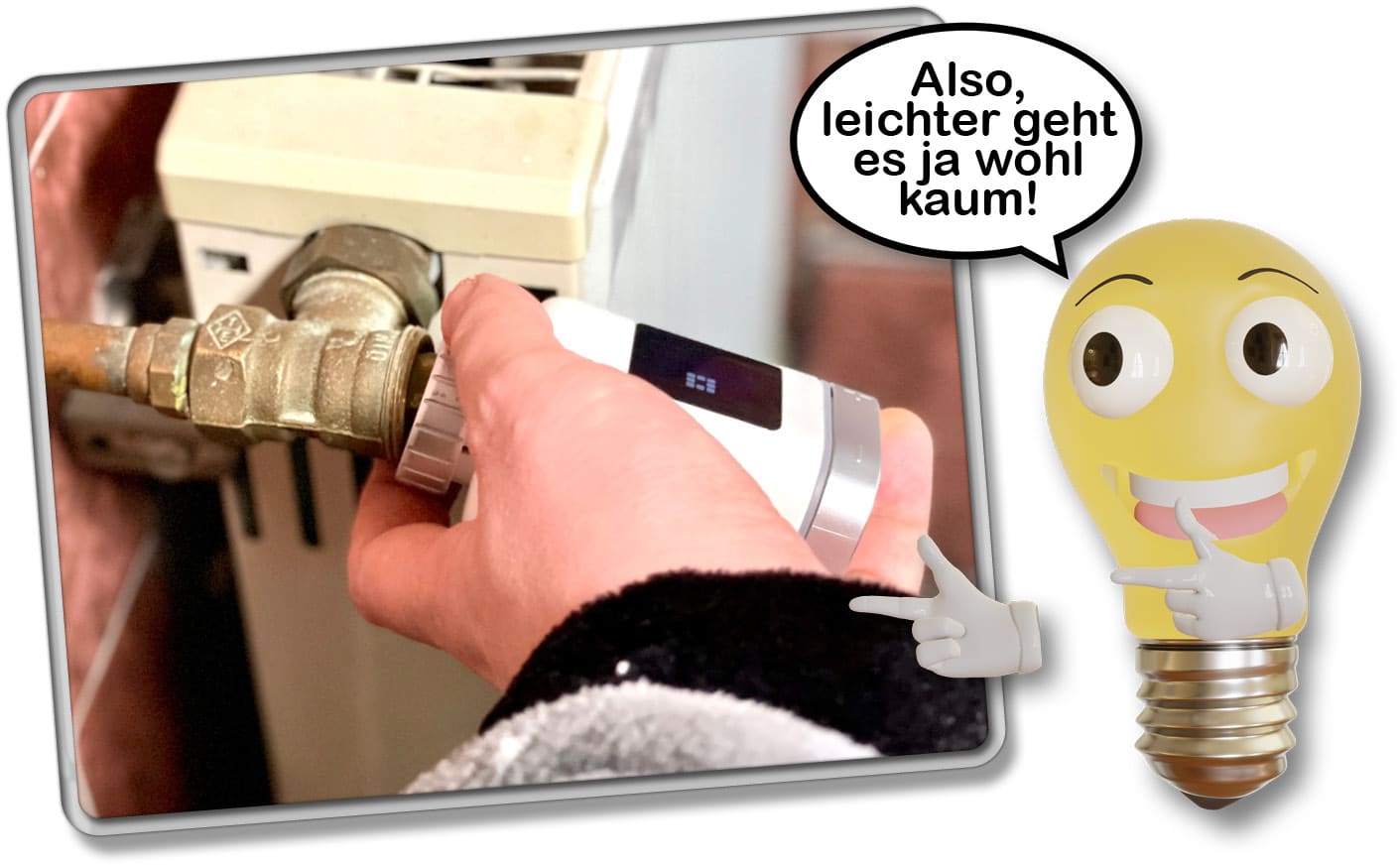 Die Montage des Bosch Thermostat 2 ist kinderleicht und ohne Fachmann zu bewerkstelligen