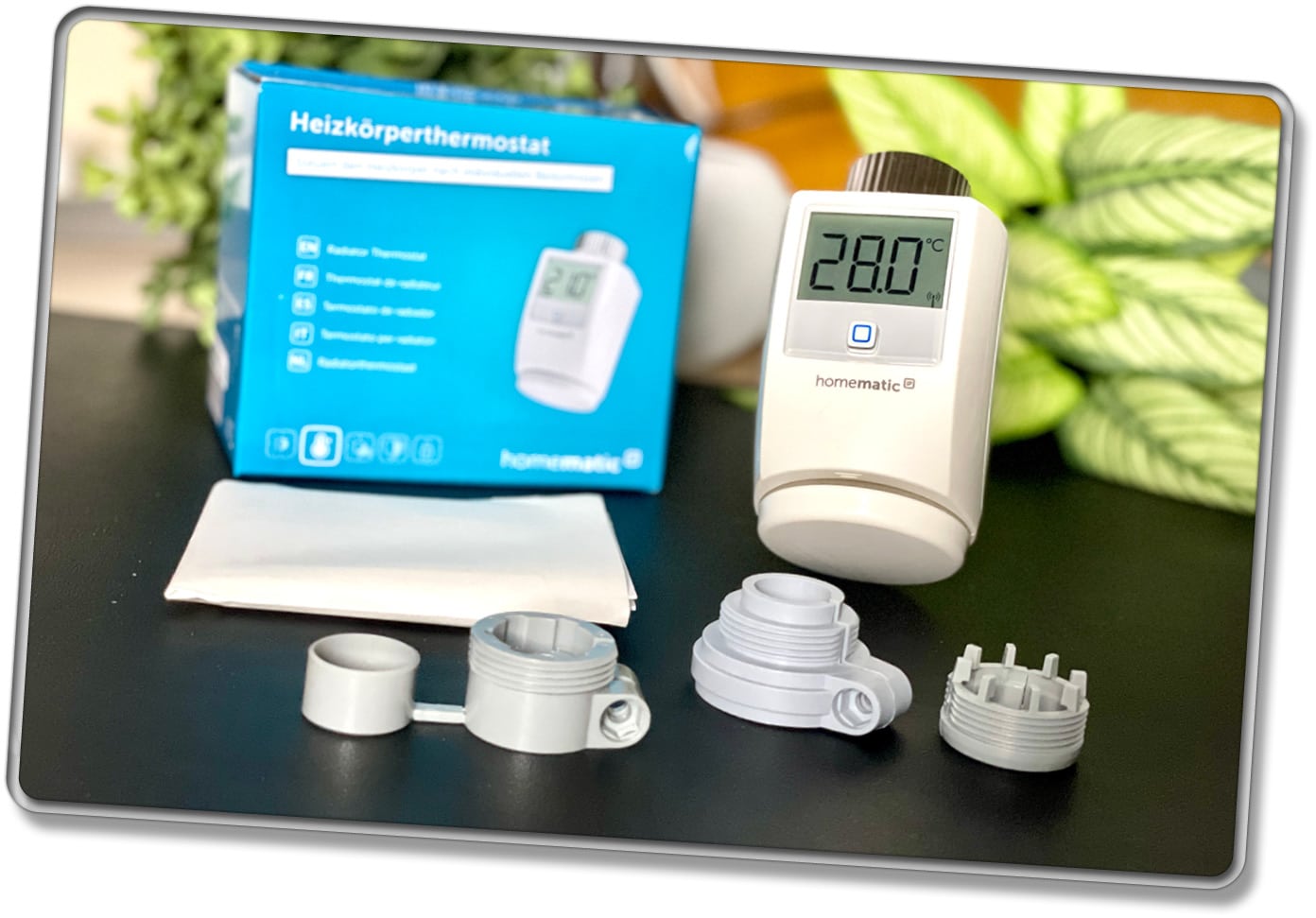 Das ist der Lieferumfang des Homematic IP Thermostat