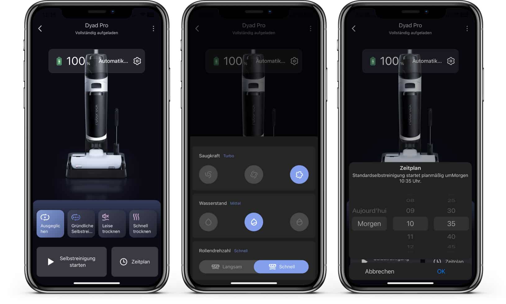 Roborock Dyad Pro - App - Startseite