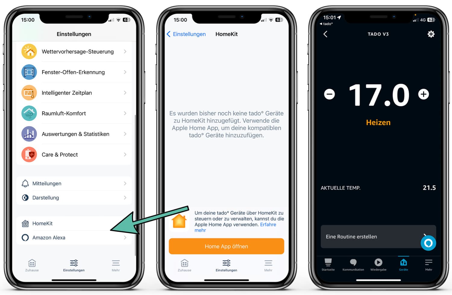 tado V3 - App - Konnektivität
