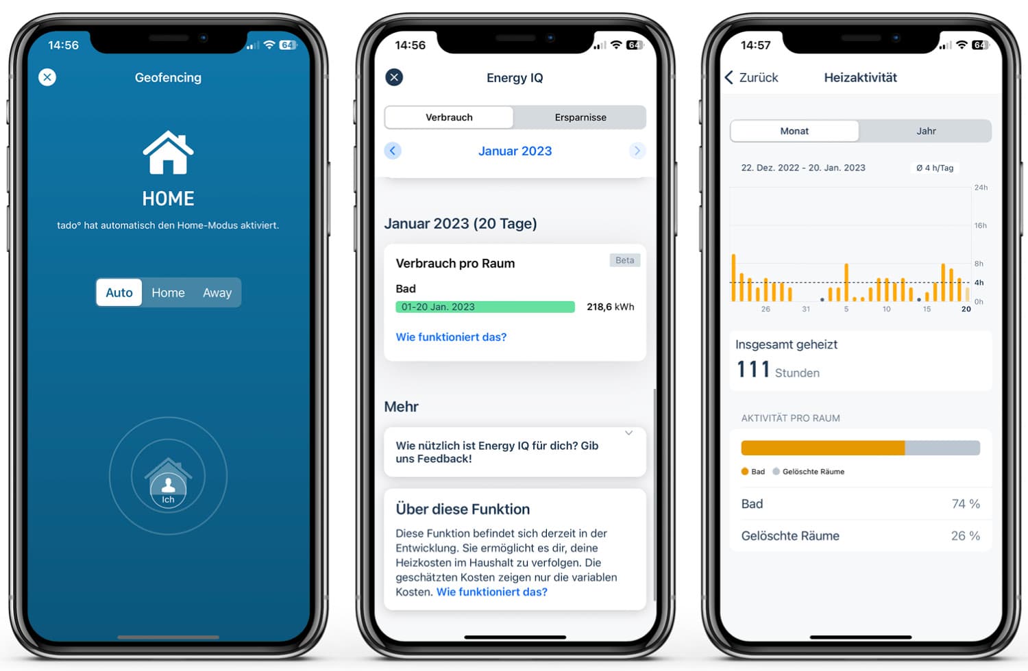 tado V3 - App - Modi