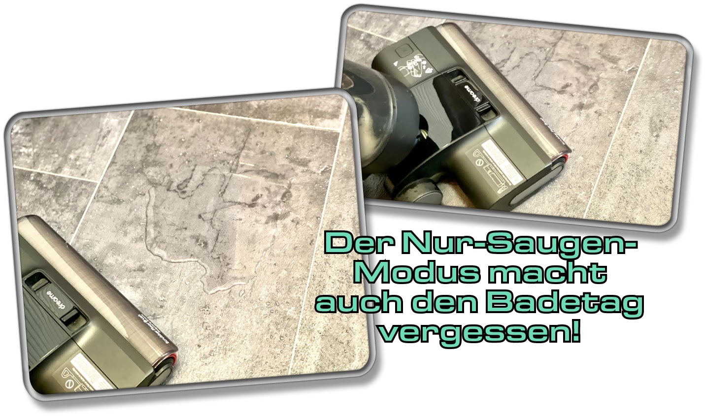 Der Nur-Saugen-Modus des Dreame H12 Pro beseitigt restlos verschüttete Flüssigkeiten