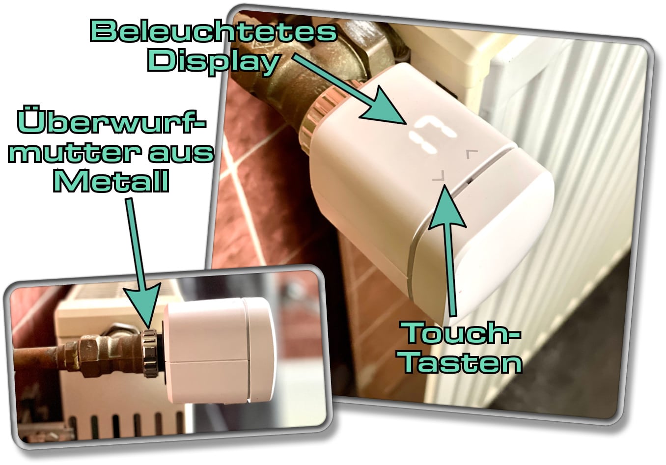 So sieht das Eve Thermo Heizkörperthermostat aus