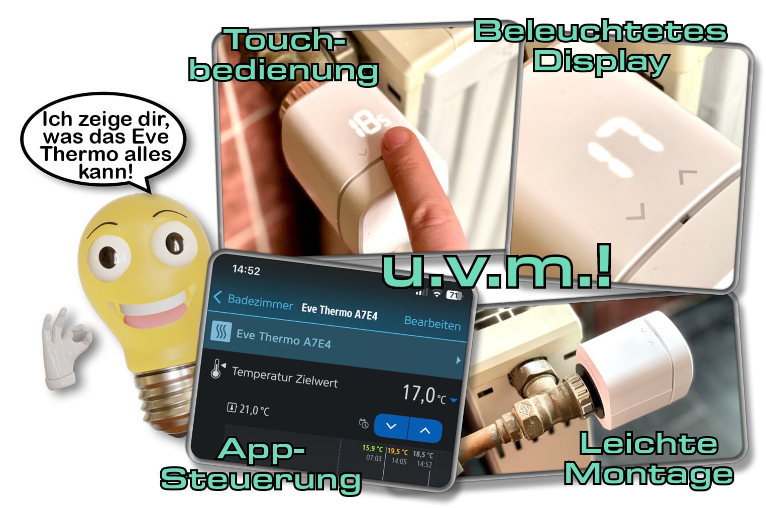 Wir haben das Eve Thermo Heizkörperthermostat getestet!