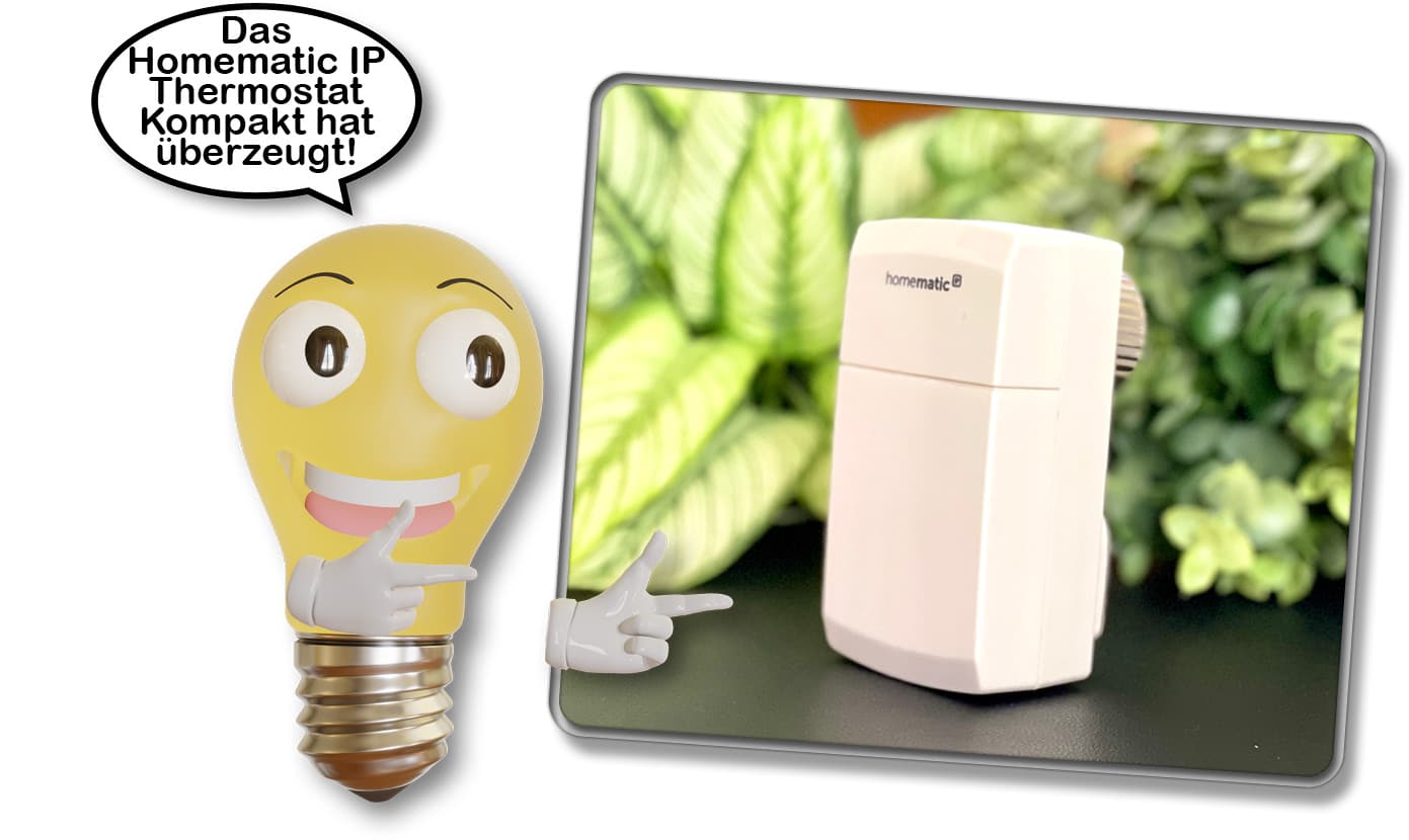 Das Homematic IP Thermostat Kompakt ist ein wirklich praktisches Gerät