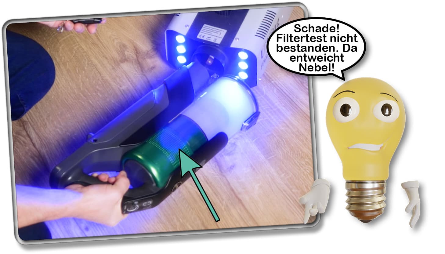 Hoover HF920P - Filtertest