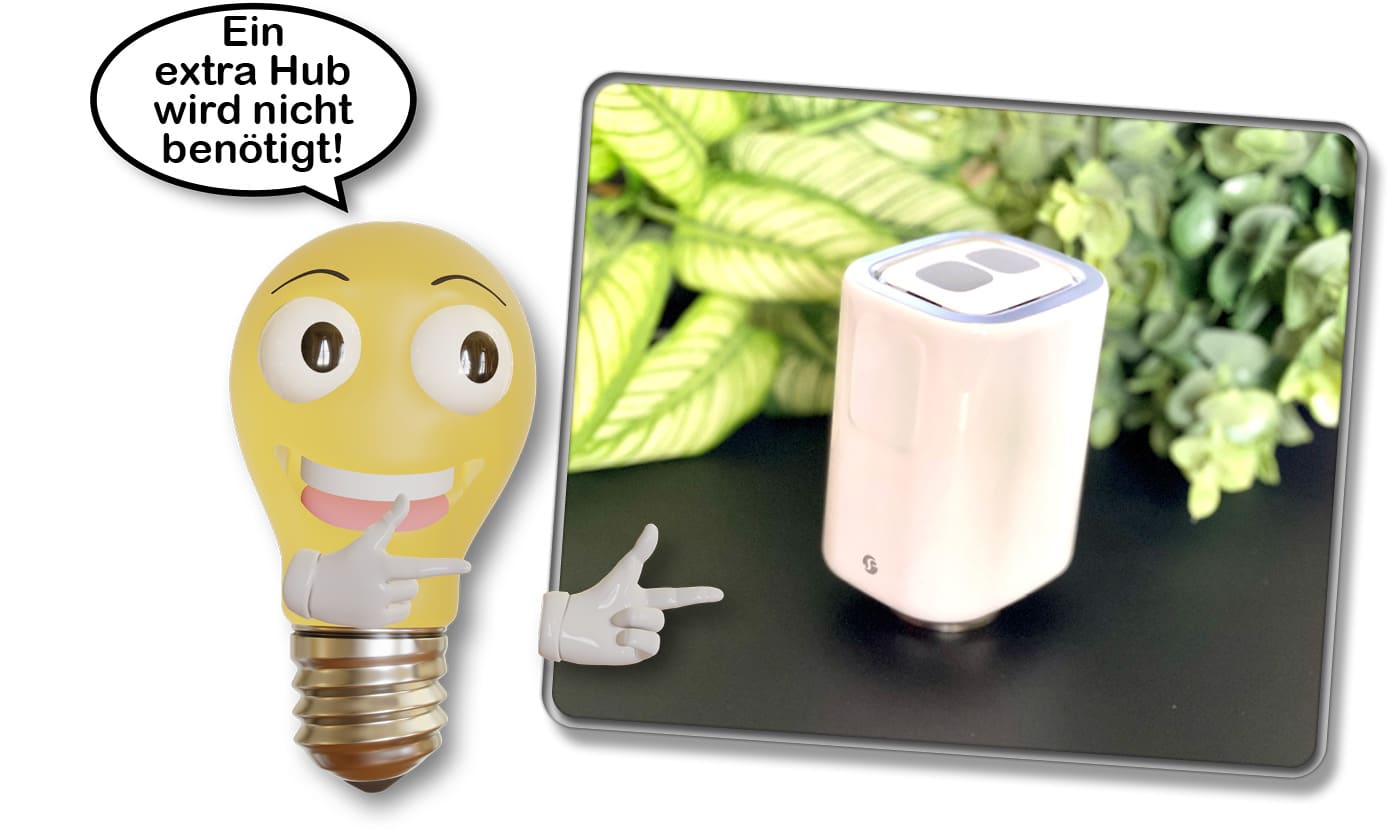 Das Shelly TRV funktioniert mit WLAN und benötigt so keinen Hub 