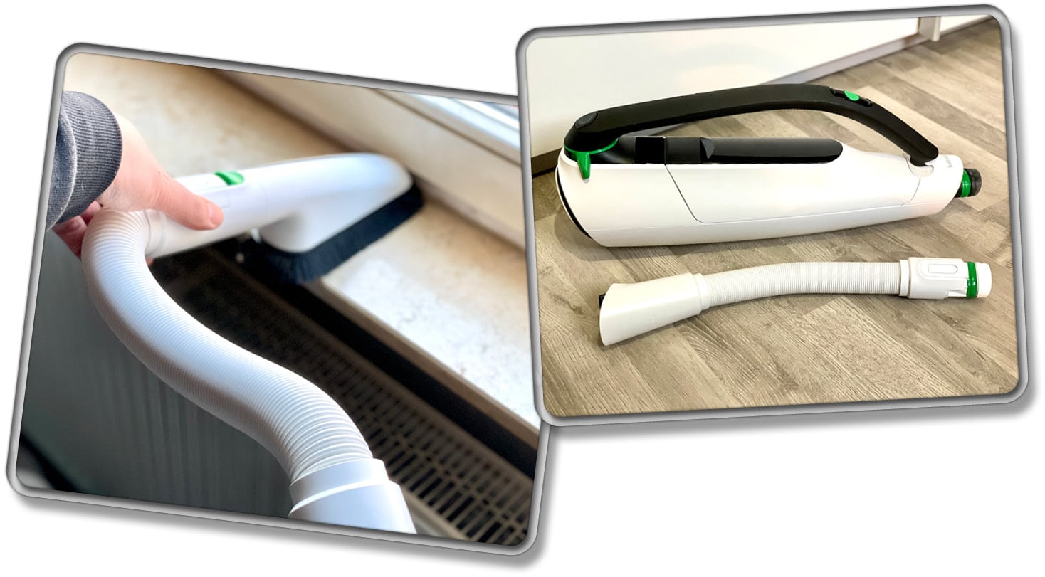 Kobold PBB100 ist die Polsterdüse mit flexiblem Schlauch