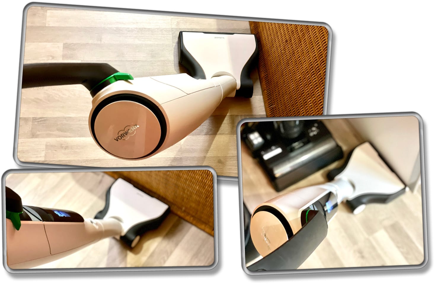 Auch die Kanten- und Eckenreinigung kann überzeugen. 