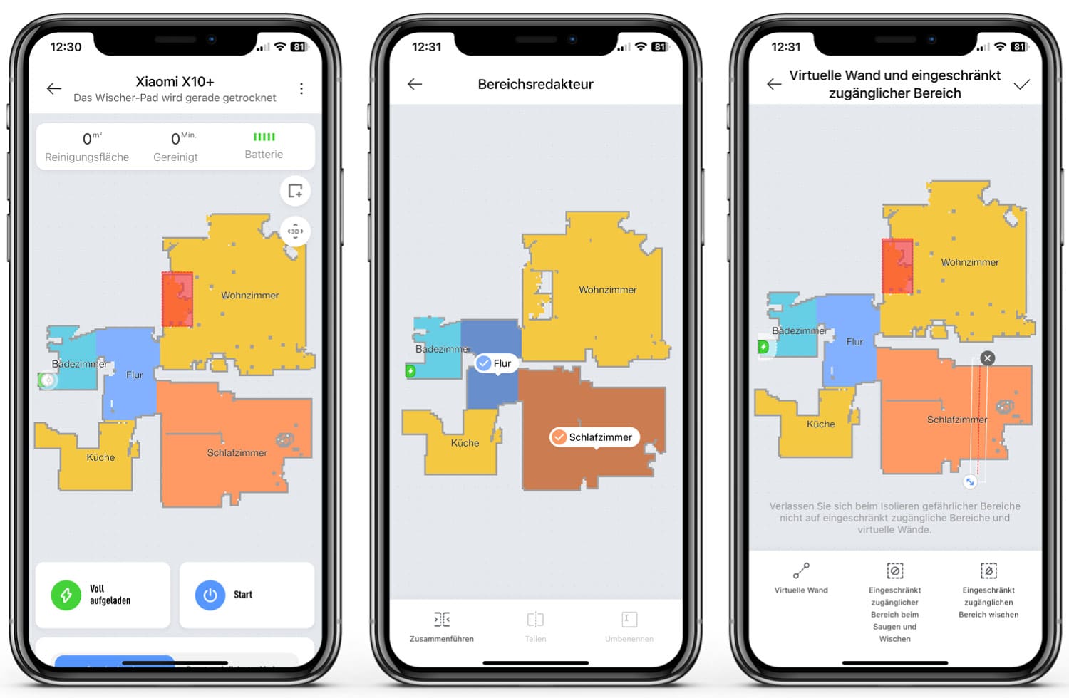 Xiaomi X10+ App - Karte