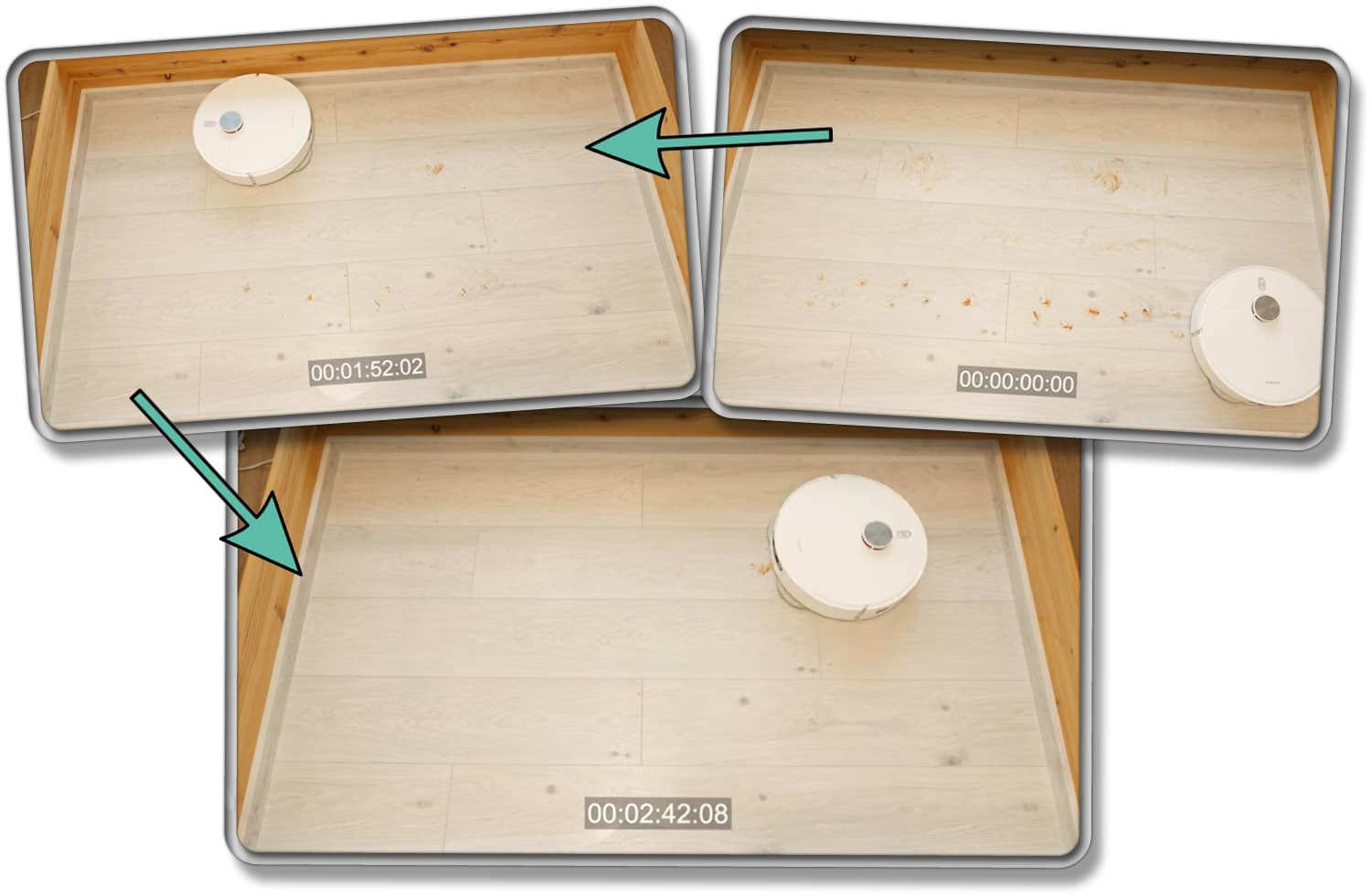 Die Wischfunktion des Xiaomi X10+ auf einen Blick