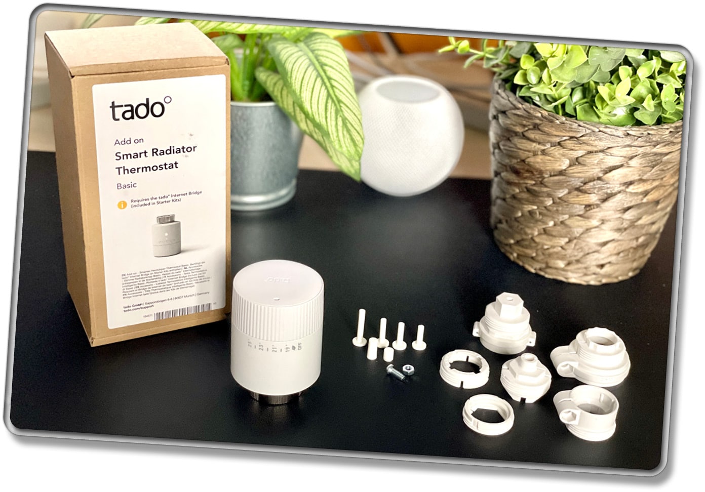 Das ist der Lieferumfang des tado Basic