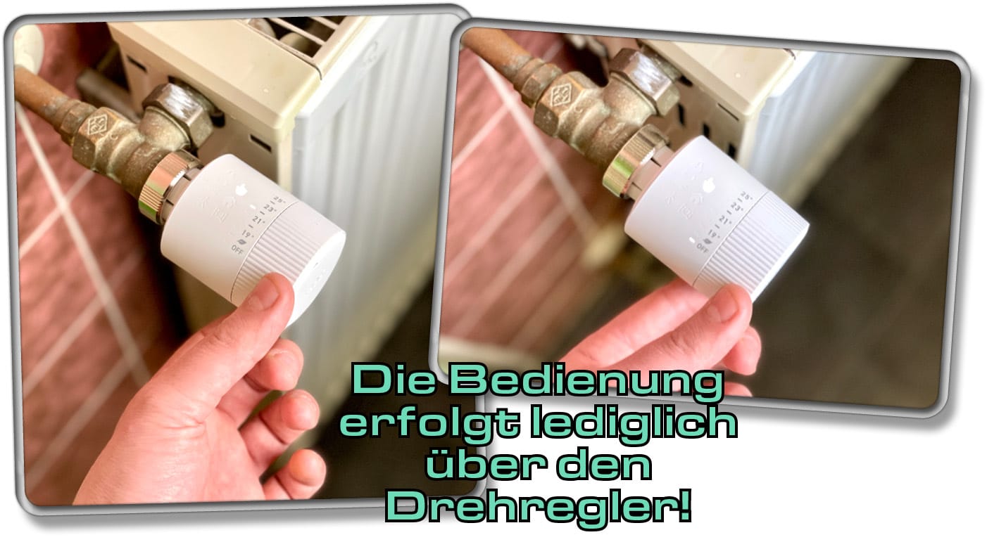 Das tado Basic lässt sich lediglich über den Drehregler steuern