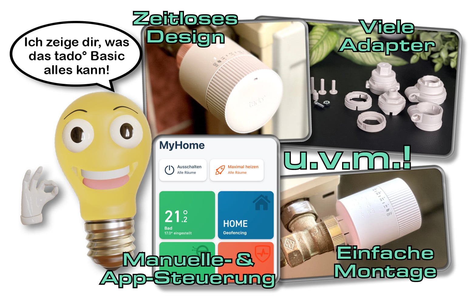 Wir haben uns die Basic-Variante der tado Heizkörperthermostate genauer angeschaut