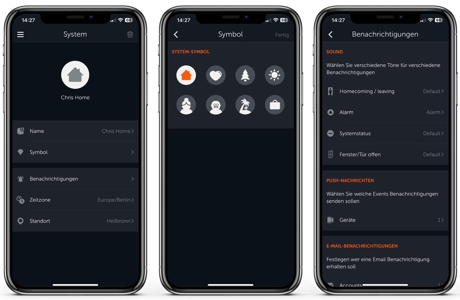 Gigaset ONE X - App - System