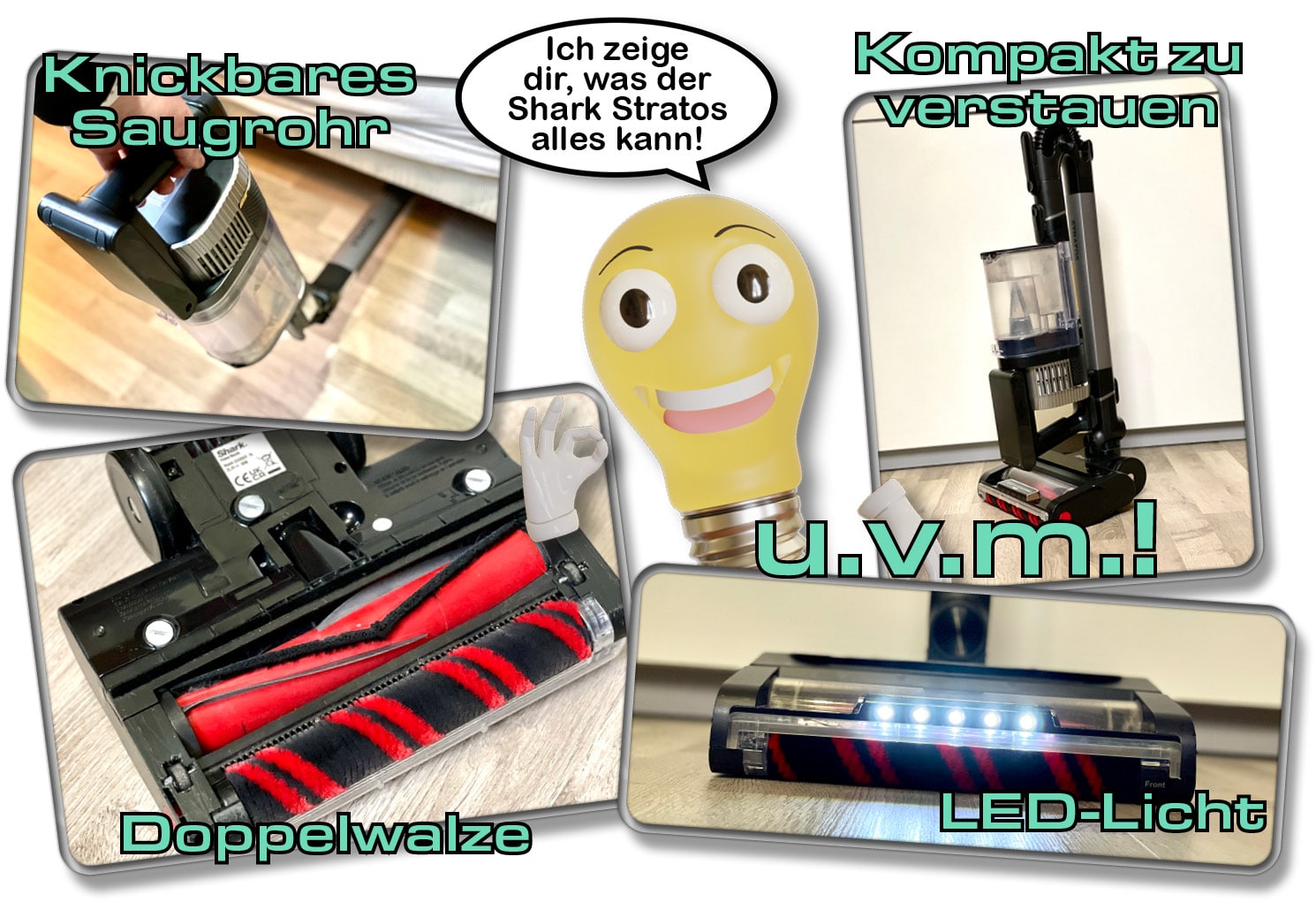 Wir haben uns den neuen Shark Stratos Akkustaubsauger genauer angeschaut!